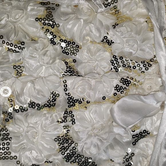 *Blueberi Boulevard Girls' Rosette & Sequins dress - Picture 7 of 8